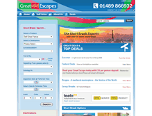 Tablet Screenshot of greatescapes.co.uk